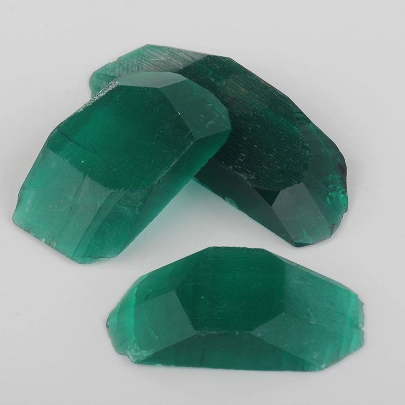 Wholesale Hydrothermal Emerald 6.5X6.5mm Heart Shape Columbia Lab Emerald Stone