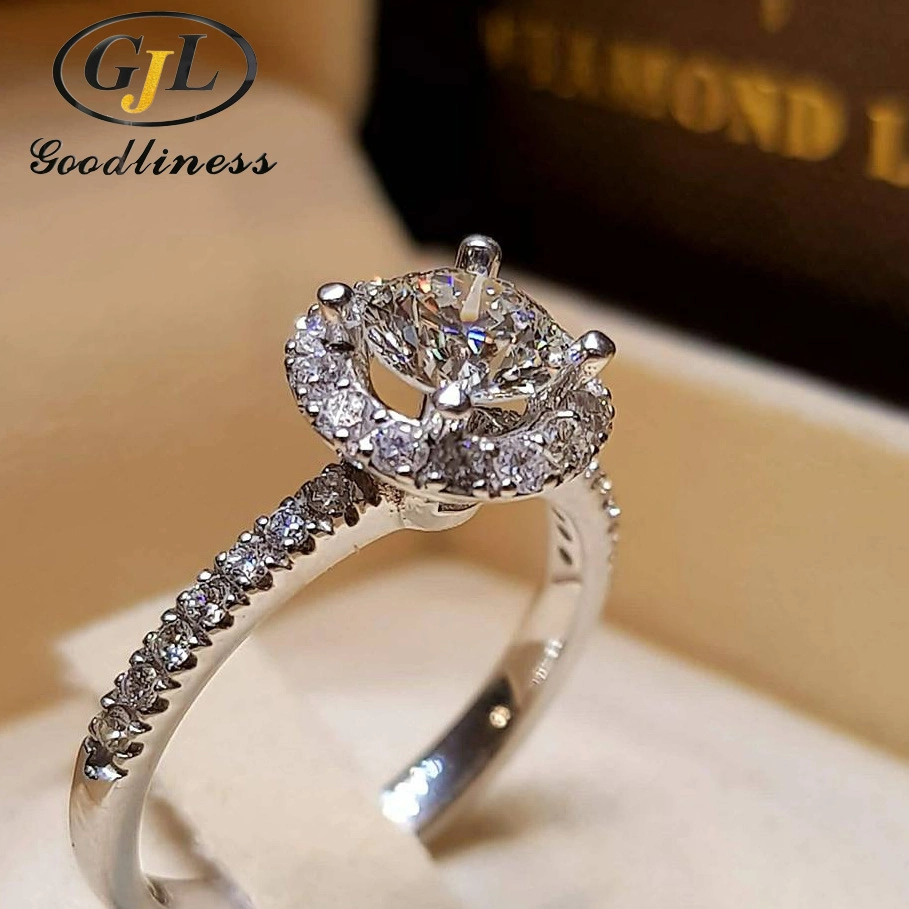 Full Diamond 8 Heart 8 Arrow Zircon Set Rings for Wedding and Engagement Rings