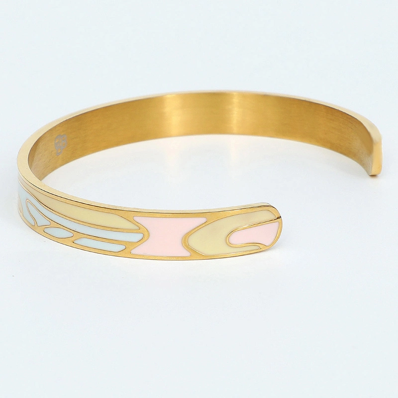 Bracelet for Women Simple Colored Bracelet Gold Plated Jewelry