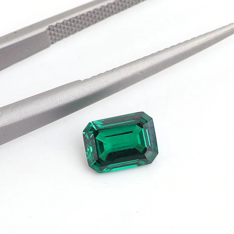 Colombia Lab Grown Emerald Synthetic Emerald Stone Hydrothermal Lab Created Emerald