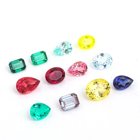 Wholesale Price Lab Grown Gemstone Oval Cut Ruby Stone Price Per Carat Lab Grown Ruby