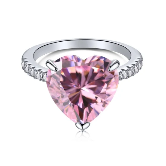 Full Diamond 8 Heart 8 Arrow Zircon Set Rings for Wedding and Engagement Rings