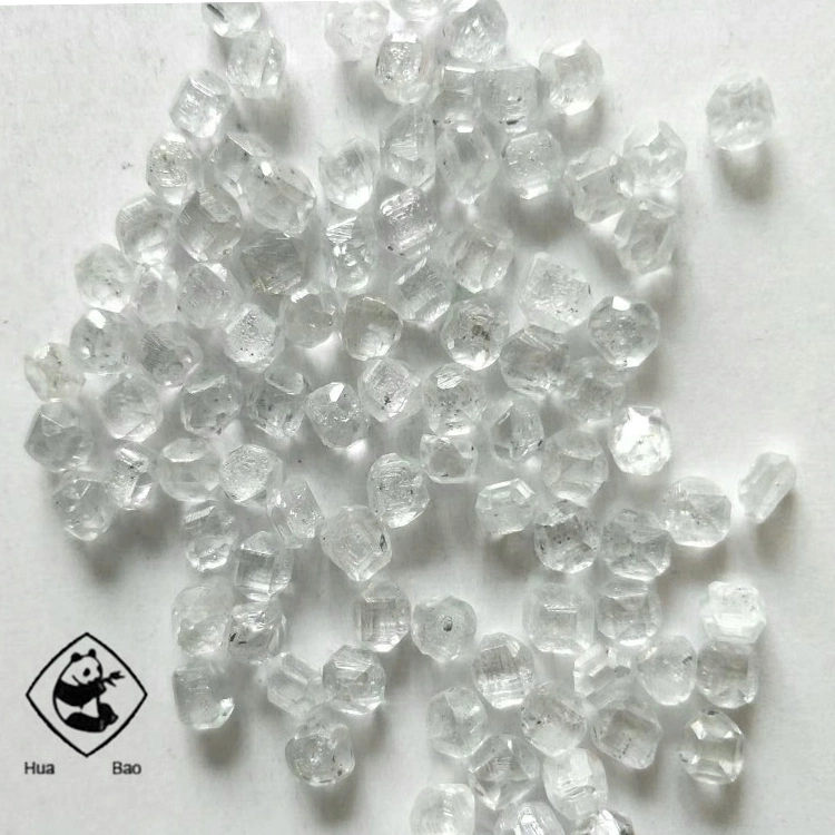 Uncut Laboratory Grown Hpht Diamond White Raw Stone